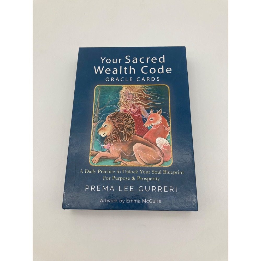 Your Sacred Wealth Code Oracle Cards - Prema Lee Gurreri- Complete 23 Card Deck